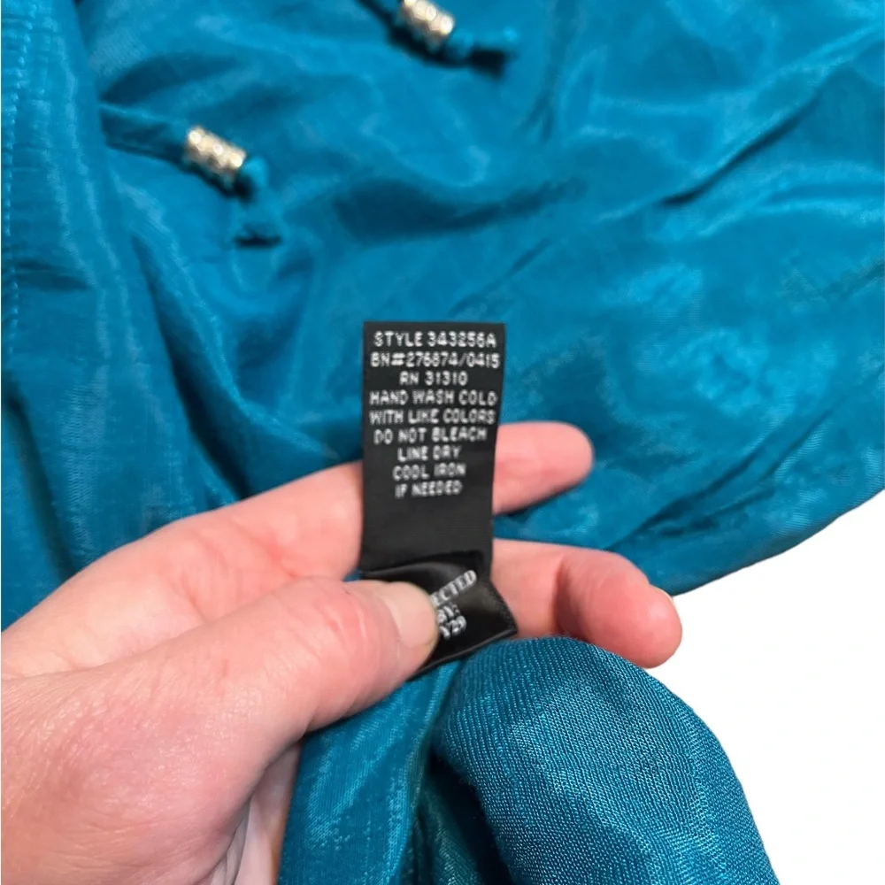 I.N. Studio Teal Top - Picture 5 of 7